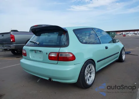 1993 Honda Civic Dx из США, поврежденный, VIN 2HGEH2464PH516961